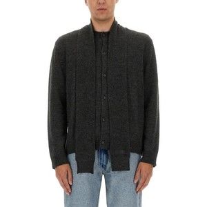 Mm6 By Maison Margiela Button-Up Wool Cardigan With Shawl Collar - NWT